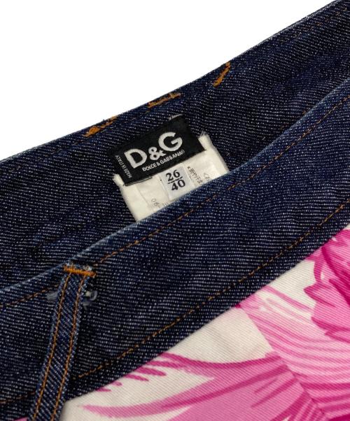 DOLCE & GABBANA（ドルチェ＆ガッバーナ）DOLCE & GABBANA (ドルチェ＆ガッバーナ) 台形スカート ピンク サイズ:26/40の古着・服飾アイテム