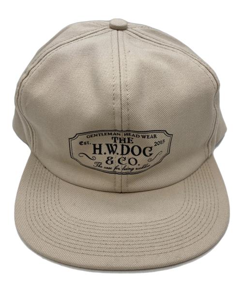 THE H.W.DOG&CO.（エイチダブリュードッグアンドコー）THE H.W.DOG&CO. (エイチダブリュードッグアンドコー) TRUCKER CAP ベージュ サイズ:38の古着・服飾アイテム