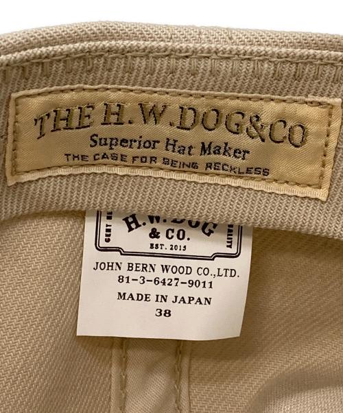 THE H.W.DOG&CO.（エイチダブリュードッグアンドコー）THE H.W.DOG&CO. (エイチダブリュードッグアンドコー) TRUCKER CAP ベージュ サイズ:38の古着・服飾アイテム