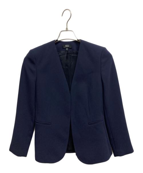 theory（セオリー）theory (セオリー) Classic Crepe Lindrayia B/theoryジャケット ネイビーの古着・服飾アイテム