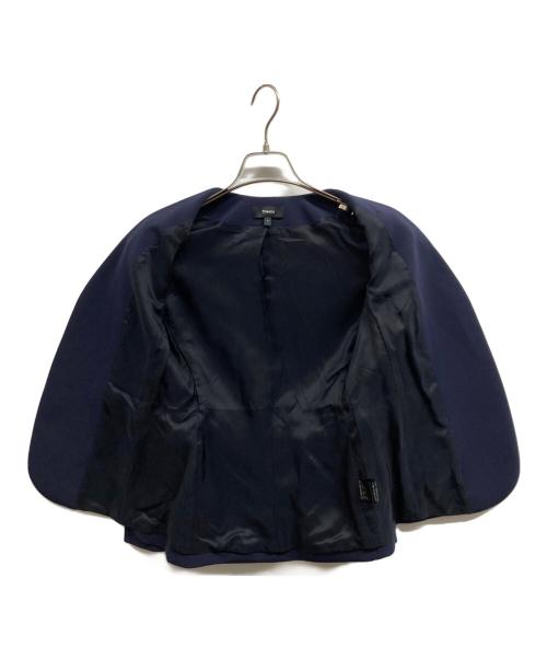 theory（セオリー）theory (セオリー) Classic Crepe Lindrayia B/theoryジャケット ネイビーの古着・服飾アイテム