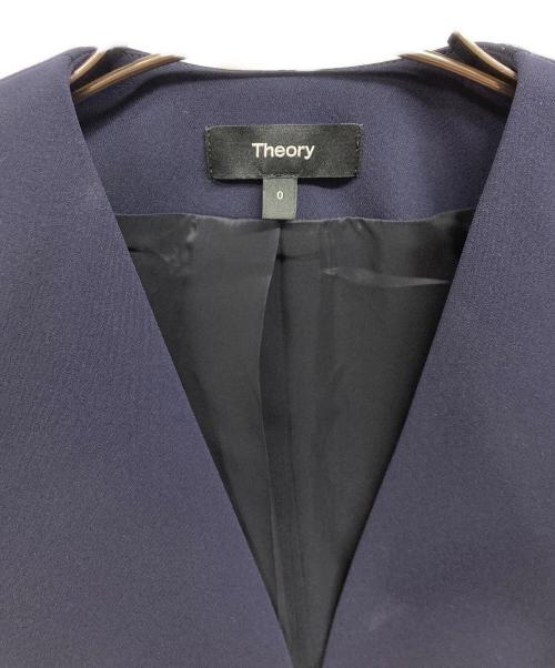 theory（セオリー）theory (セオリー) Classic Crepe Lindrayia B/theoryジャケット ネイビーの古着・服飾アイテム