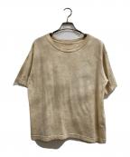 DEUXIEME CLASSEドゥーズィエム クラス）の古着「Uneven dyeing Tシャツ」｜ベージュ