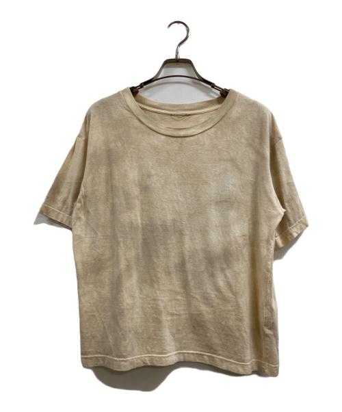 DEUXIEME CLASSE（ドゥーズィエム クラス）DEUXIEME CLASSE (ドゥーズィエム クラス) Uneven dyeing Tシャツ ベージュ サイズ:FREEの古着・服飾アイテム