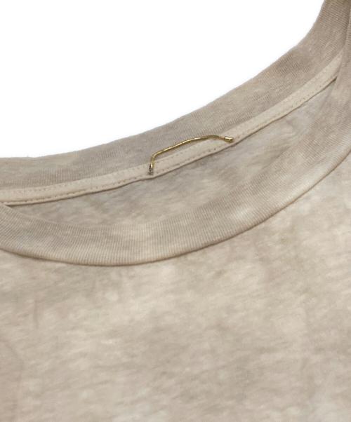 DEUXIEME CLASSE（ドゥーズィエム クラス）DEUXIEME CLASSE (ドゥーズィエム クラス) Uneven dyeing Tシャツ ベージュ サイズ:FREEの古着・服飾アイテム