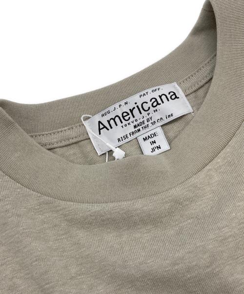Americana（アメリカーナ）Americana (アメリカーナ) HEY DUDE Tシャツ ベージュ サイズ:free 未使用品の古着・服飾アイテム