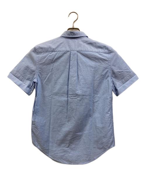 POLO RALPH LAUREN（ポロ・ラルフローレン）POLO RALPH LAUREN (ポロ・ラルフローレン) ロゴ刺繍半袖シャツ ブルー サイズ:XSの古着・服飾アイテム