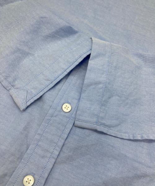 POLO RALPH LAUREN（ポロ・ラルフローレン）POLO RALPH LAUREN (ポロ・ラルフローレン) ロゴ刺繍半袖シャツ ブルー サイズ:XSの古着・服飾アイテム
