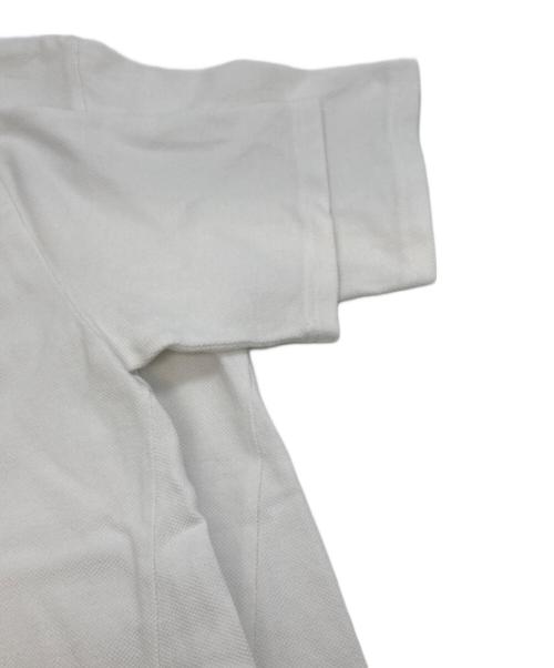 LACOSTE（ラコステ）LACOSTE (ラコステ) 半袖鹿の子カットソー ホワイト サイズ:36の古着・服飾アイテム