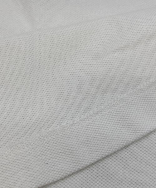 LACOSTE（ラコステ）LACOSTE (ラコステ) 半袖鹿の子カットソー ホワイト サイズ:36の古着・服飾アイテム