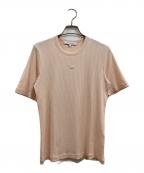 maison kitsuneメゾンキツネ）の古着「ベイビー フォックス リブ フィット Tシャツ」｜ピンク