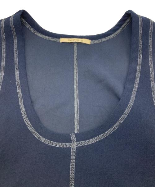 Curensology（カレンソロジー）Curensology (カレンソロジー) ノースリーブワンピース ネイビー サイズ:freeの古着・服飾アイテム