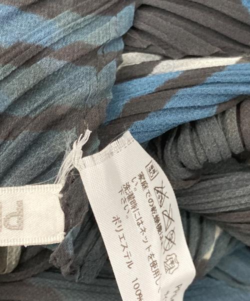 PLEATS PLEASE（プリーツプリーズ）PLEATS PLEASE (プリーツプリーズ) ストール ネイビーの古着・服飾アイテム