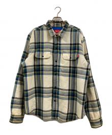 SUPREME（シュプリーム）の古着「Pil Linend Plaid Flannel Shirt」｜ベージュ