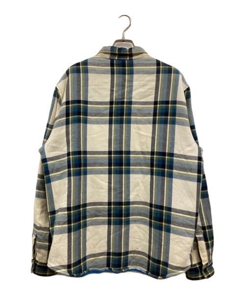 SUPREME（シュプリーム）Supreme (シュプリーム) Pil Linend Plaid Flannel Shirt ベージュ サイズ:Lの古着・服飾アイテム