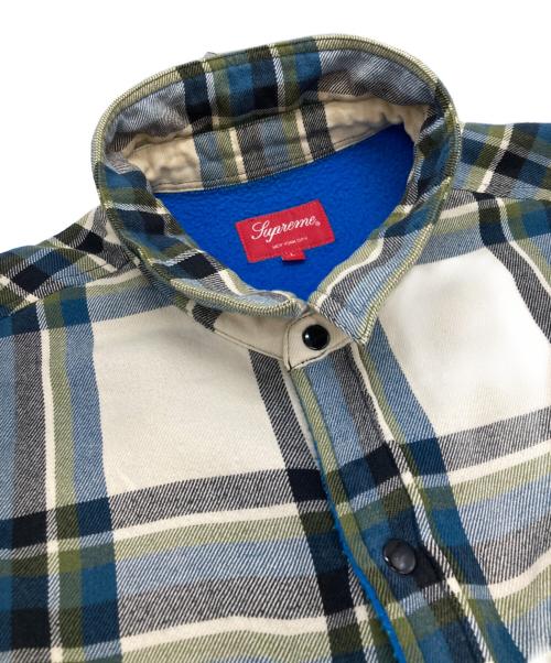 SUPREME（シュプリーム）Supreme (シュプリーム) Pil Linend Plaid Flannel Shirt ベージュ サイズ:Lの古着・服飾アイテム