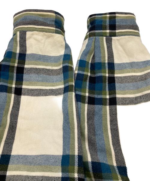SUPREME（シュプリーム）Supreme (シュプリーム) Pil Linend Plaid Flannel Shirt ベージュ サイズ:Lの古着・服飾アイテム
