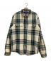 Supreme（シュプリーム）の古着「Pil Linend Plaid Flannel Shirt」｜ベージュ