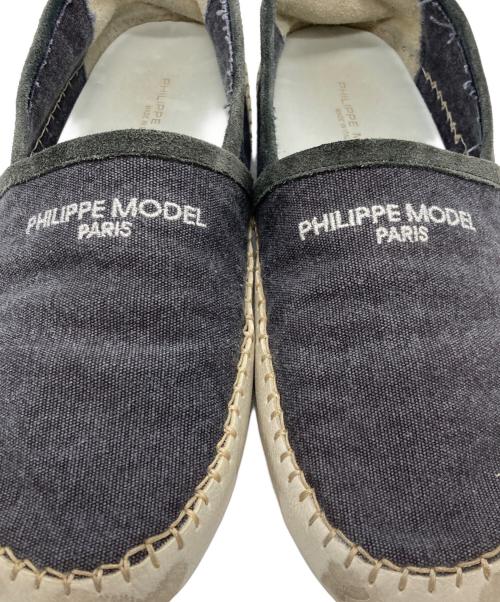 PHILIPPE MODEL（フィリップ モデル）PHILIPPE MODEL (フィリップ モデル) スリッポン ネイビー サイズ:41の古着・服飾アイテム