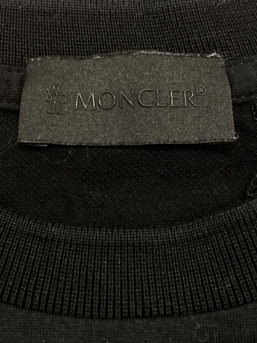 MONCLER（モンクレール）MONCLER (モンクレール) SS T-SHIRT ブラック サイズ:Mの古着・服飾アイテム