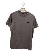 MONCLERモンクレール）の古着「ロゴワッペン半袖Tシャツ」｜パープル