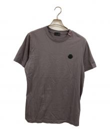 MONCLER（モンクレール）の古着「ロゴワッペン半袖Tシャツ」｜パープル