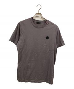 中古・古着通販】MONCLER (モンクレール) ロゴTシャツ ブラック サイズ