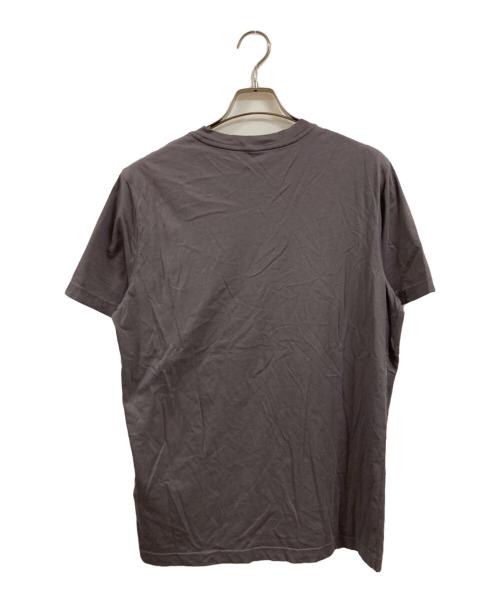 MONCLER（モンクレール）MONCLER (モンクレール) ロゴワッペン半袖Tシャツ パープル サイズ:Ｍの古着・服飾アイテム