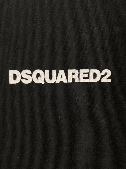 DSQUARED2（ディースクエアード）DSQUARED2 (ディースクエアード) プリントTシャツ ブラック サイズ:Lの古着・服飾アイテム