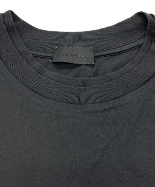 MONCLER（モンクレール）MONCLER (モンクレール) S/S T-SHIRT ブラック サイズ:Ｍの古着・服飾アイテム