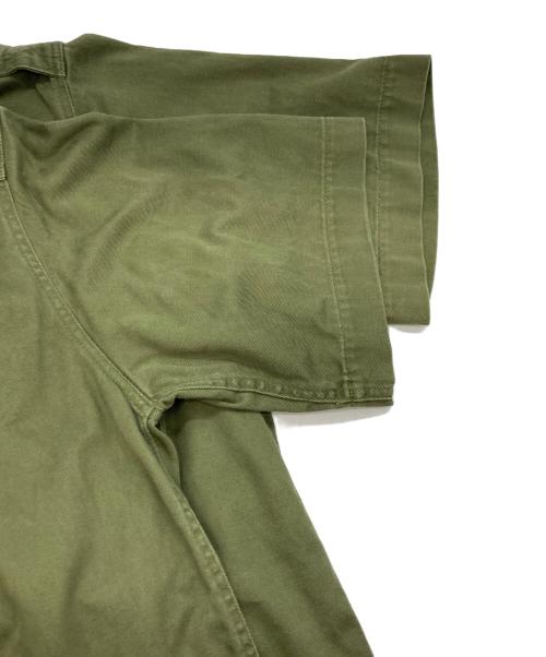 POLO RALPH LAUREN（ポロ・ラルフローレン）POLO RALPH LAUREN (ポロ・ラルフローレン) エポレット付き半袖シャツ カーキ サイズ:Ｍの古着・服飾アイテム