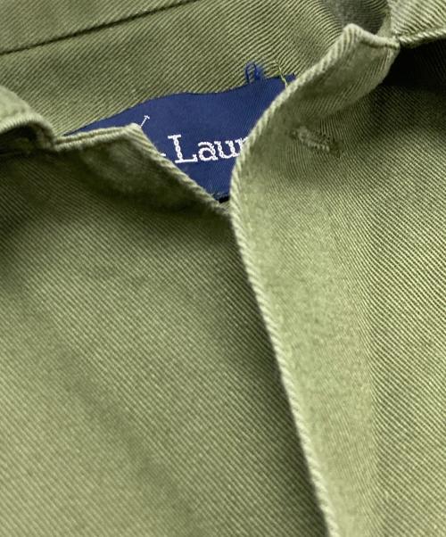 POLO RALPH LAUREN（ポロ・ラルフローレン）POLO RALPH LAUREN (ポロ・ラルフローレン) エポレット付き半袖シャツ カーキ サイズ:Ｍの古着・服飾アイテム