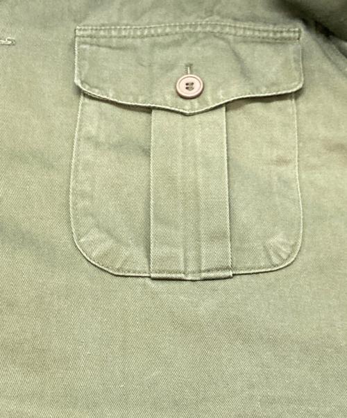 POLO RALPH LAUREN（ポロ・ラルフローレン）POLO RALPH LAUREN (ポロ・ラルフローレン) エポレット付き半袖シャツ カーキ サイズ:Ｍの古着・服飾アイテム