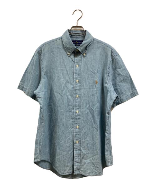 RALPH LAUREN（ラルフローレン）RALPH LAUREN (ラルフローレン) 半袖シャツ ブルー サイズ:Mの古着・服飾アイテム