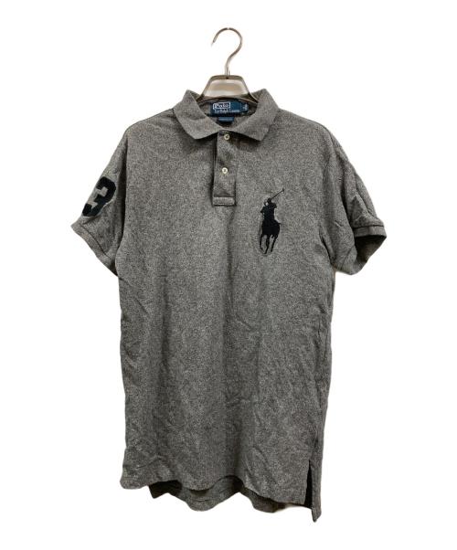 POLO RALPH LAUREN（ポロ・ラルフローレン）POLO RALPH LAUREN (ポロ・ラルフローレン) ビッグポニーポロシャツ グレー サイズ:Mの古着・服飾アイテム