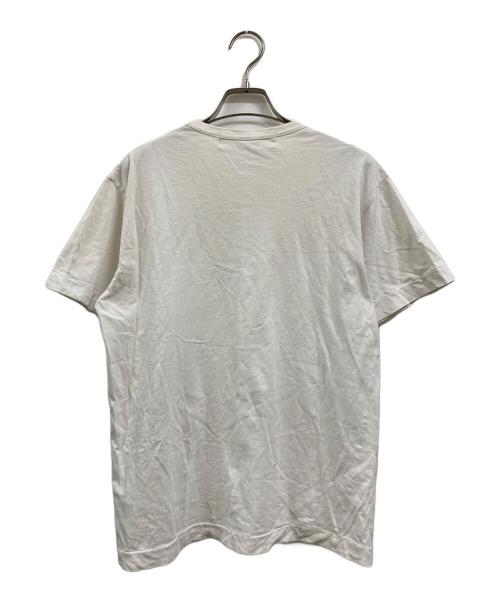PLAY COMME des GARCONS（プレイコムデギャルソン）PLAY COMME des GARCONS (プレイコムデギャルソン) ハートワッペンTシャツ ホワイト サイズ:Mの古着・服飾アイテム