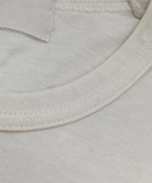 PLAY COMME des GARCONS（プレイコムデギャルソン）PLAY COMME des GARCONS (プレイコムデギャルソン) ハートワッペンTシャツ ホワイト サイズ:Mの古着・服飾アイテム