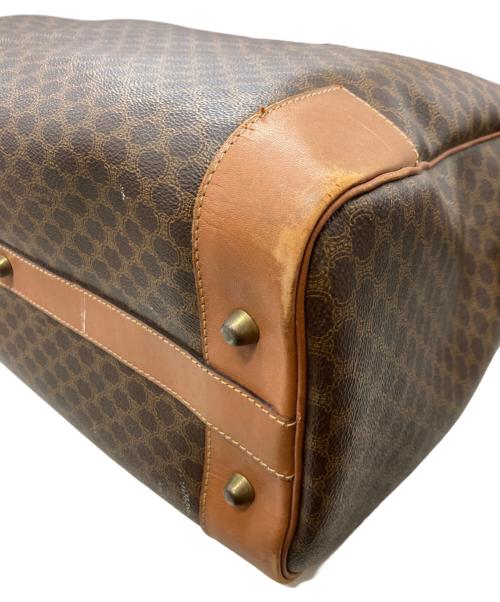 CELINE（セリーヌ）CELINE (セリーヌ) マカダム柄ボストンバッグ ブラウンの古着・服飾アイテム
