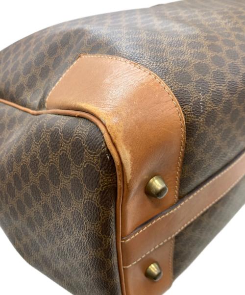 CELINE（セリーヌ）CELINE (セリーヌ) マカダム柄ボストンバッグ ブラウンの古着・服飾アイテム