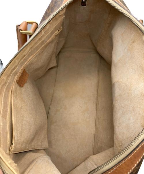 CELINE（セリーヌ）CELINE (セリーヌ) マカダム柄ボストンバッグ ブラウンの古着・服飾アイテム