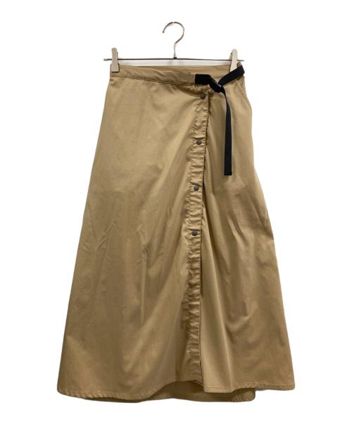 NANGA（ナンガ）NANGA (ナンガ) タキビ リップストップ ラップ スカート ベージュ サイズ:WMの古着・服飾アイテム