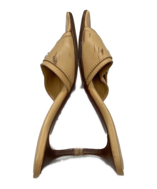 CELINE（セリーヌ）CELINE (セリーヌ) レザーサンダル ベージュ サイズ:36の古着・服飾アイテム