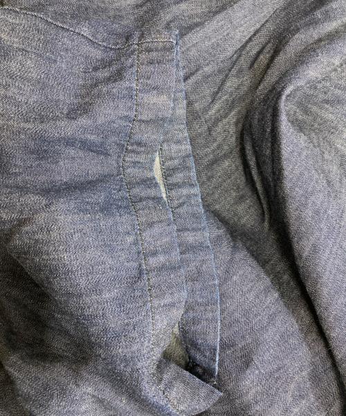 YOHJI YAMAMOTO（ヨウジヤマモト）YOHJI YAMAMOTO (ヨウジヤマモト) サルエル ジーンズ ネイビー サイズ:1の古着・服飾アイテム