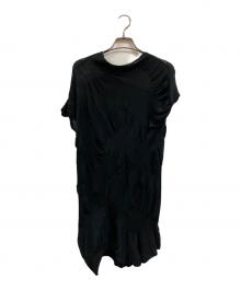 YOHJI YAMAMOTO（ヨウジヤマモト）の古着「Knit WG Gather French Slv Po」｜ブラック