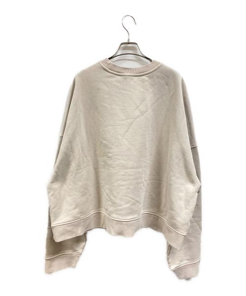 entire studios（エンタイアスタジオ）ENTIRE STUDIOS (エンタイアスタジオ) BOX CREW SWEAT ベージュ サイズ:表記なしの古着・服飾アイテム