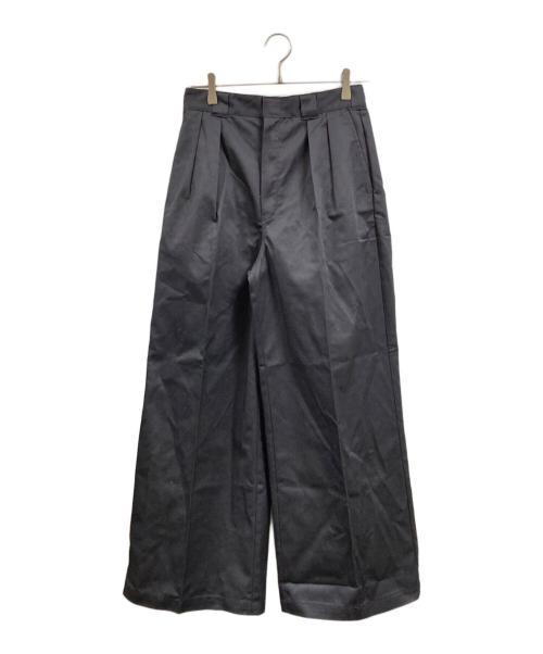 Dickies（ディッキーズ）Dickies (ディッキーズ) journal standard L'essage (ジャーナルスタンダード レサージュ) JANE SMITH (ジェーンスミス) 別注 2タックBIGパンツ ブラック サイズ:Ｍ 未使用品の古着・服飾アイテム
