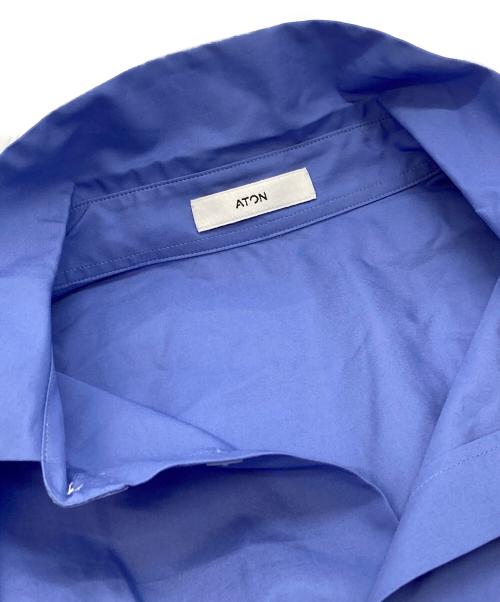 ATON（エイトン）ATON (エイトン) スタンダードシャツ ブルー サイズ:00の古着・服飾アイテム