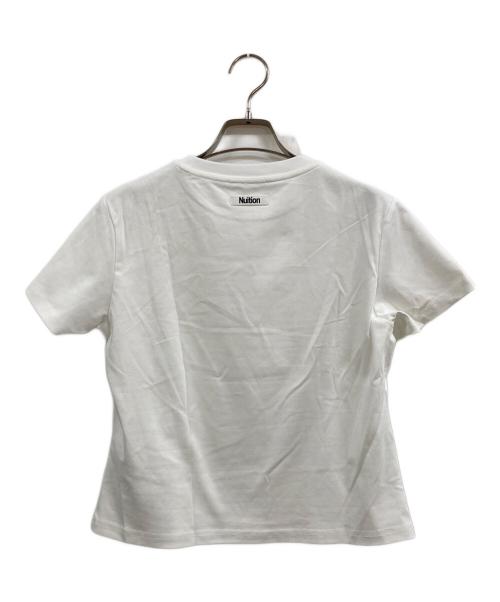 Whim Gazette（ウィムガゼット）Whim Gazette (ウィムガゼット) Nuition Tシャツ ホワイト サイズ:FREEの古着・服飾アイテム