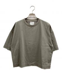 SLOANE×eclat（スローン×エクラ）の古着「【村山佳世子さん別注】ショート丈Tシャツ」｜グレー