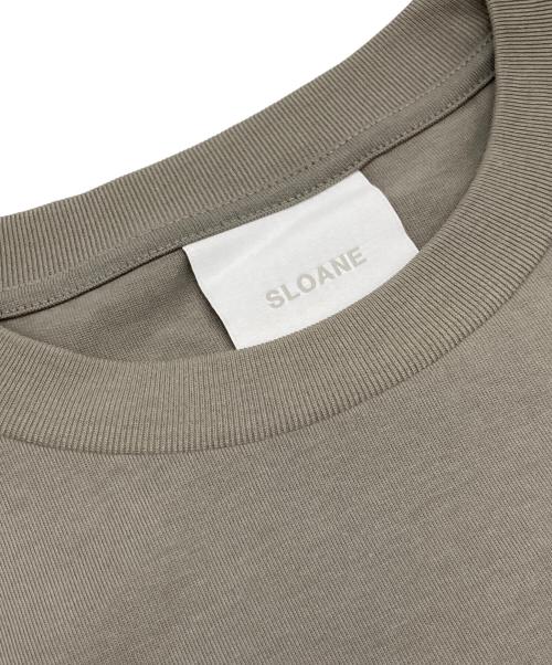 SLOANE（スローン）SLOANE (スローン) eclat (エクラ) 【村山佳世子さん別注】ショート丈Tシャツ グレー サイズ:2の古着・服飾アイテム